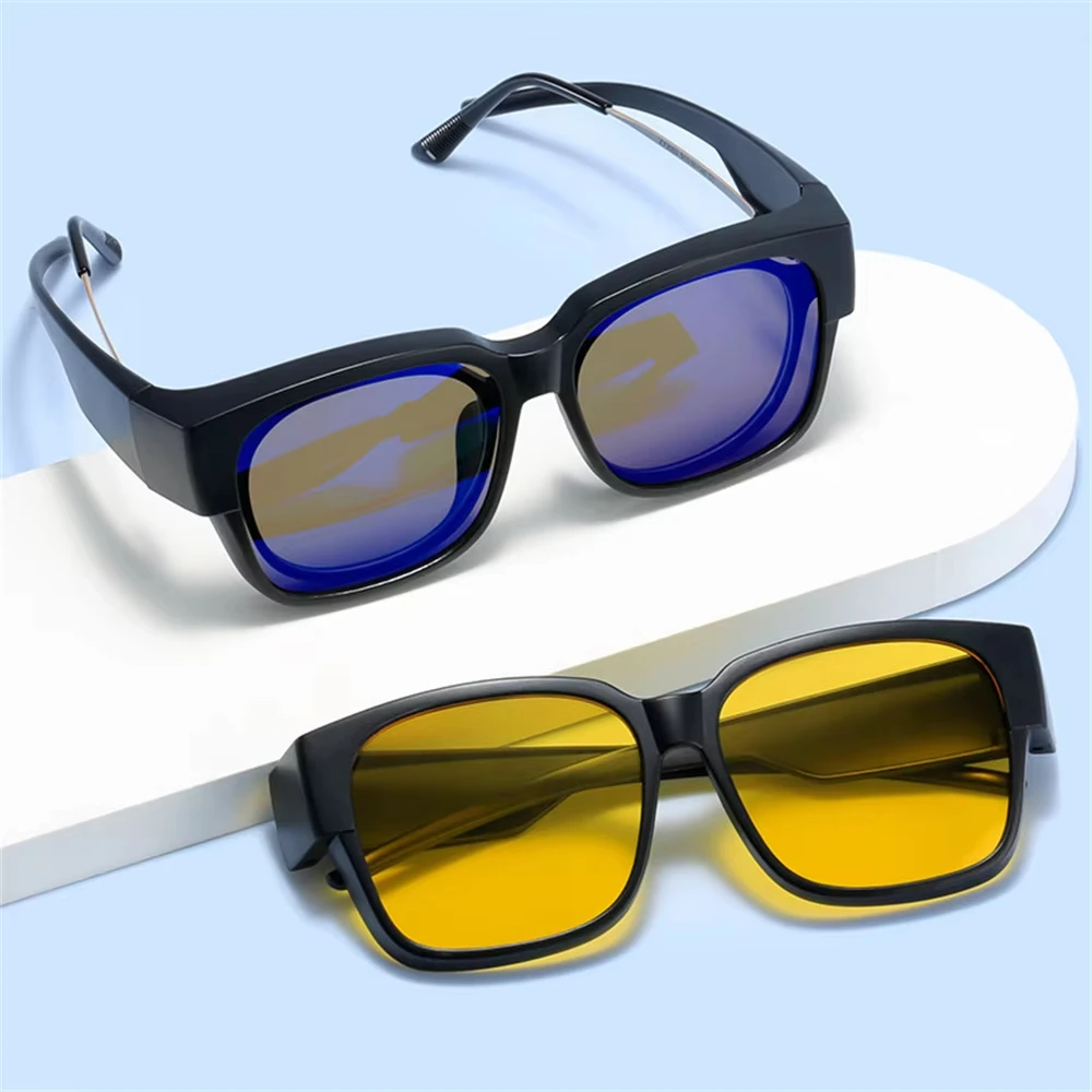 Vintage Fashion Enthusiasts - New Fashion Polarized Sunglasses Cover Over