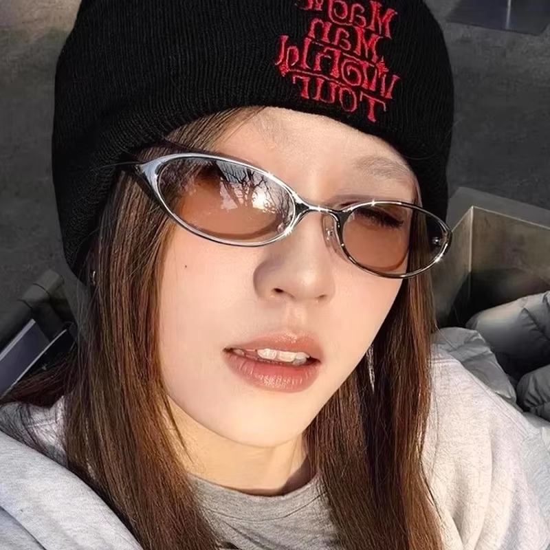 Retro Oval Design Sunglasses W - Vintage Outdoor Fashion 评论和价格