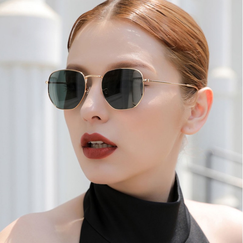 Round punk Sunglasses Men Luxu - Vintage Outdoor Fashion 评论和价格