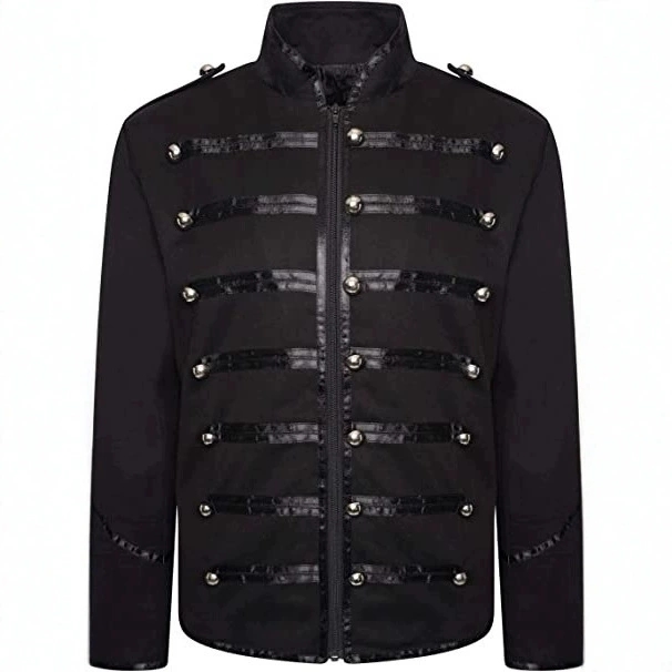 Men's Steampunk Rockstar Jacke - Vintage Fashion Dresses 评论和价格