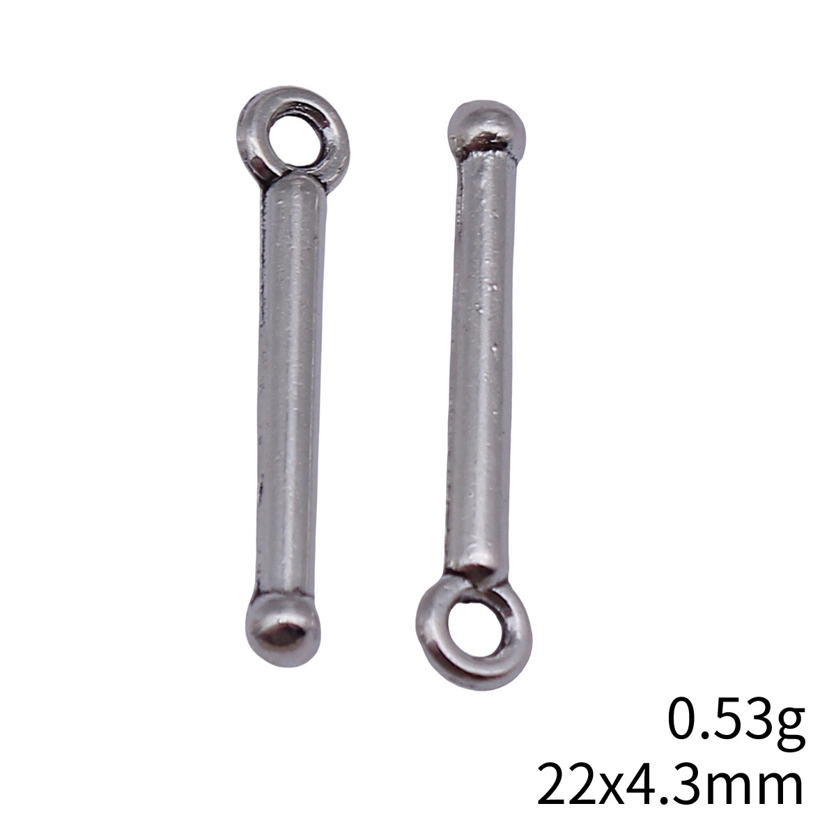 80pcs 22x4.3mm(0.87x0.17inch)  - Vintage Fashion Online 评论和价格